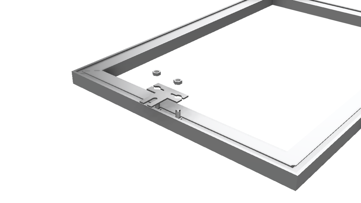 หางปลาบังคับบล็อกบลูมิเนียม Aluminum Frame Controller Ring E-FC-TFT-C - SK Screen Printing Supplies